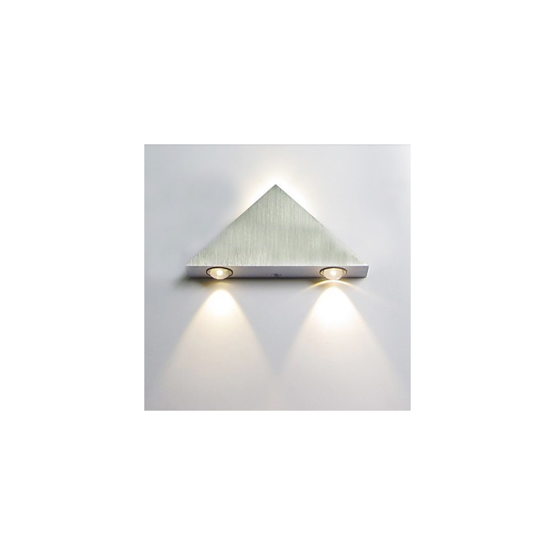 Applique da parete a filo moderna contemporanea in metallo bianco con LED integrato