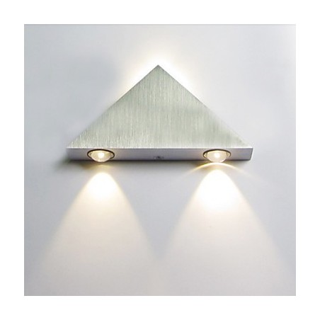 Applique da parete a filo moderna contemporanea in metallo bianco con LED integrato