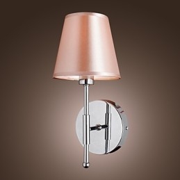 Applique da parete moderna cromo luce verso l'alto E12/E14
