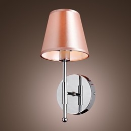 Applique da parete moderna cromo luce verso l'alto E12/E14