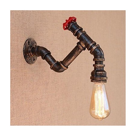 Applique da parete decorativa piccola a tubo d'acqua Nostalgia