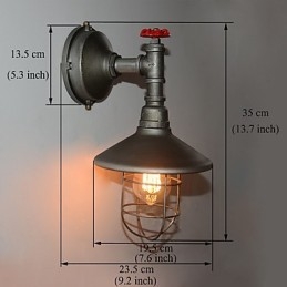 Applique da parete vintage industriale Edison