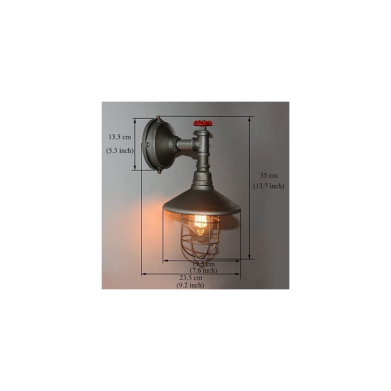 Applique da parete vintage industriale Edison