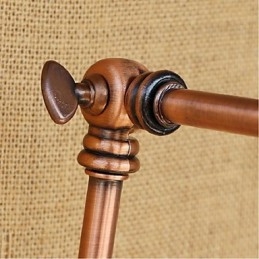 Applique da parete retrattile pieghevole a braccio lungo retrò, ottone antico