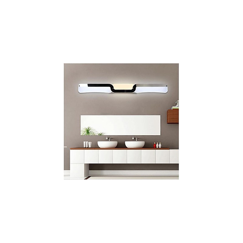Applique da parete moderna contemporanea con luce ambientale LED integrato