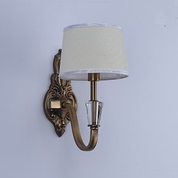 Applique da parete classica elettroplaccata con protezione occhi E14 40 W