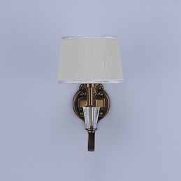 Applique da parete classica elettroplaccata con protezione occhi E14 40 W