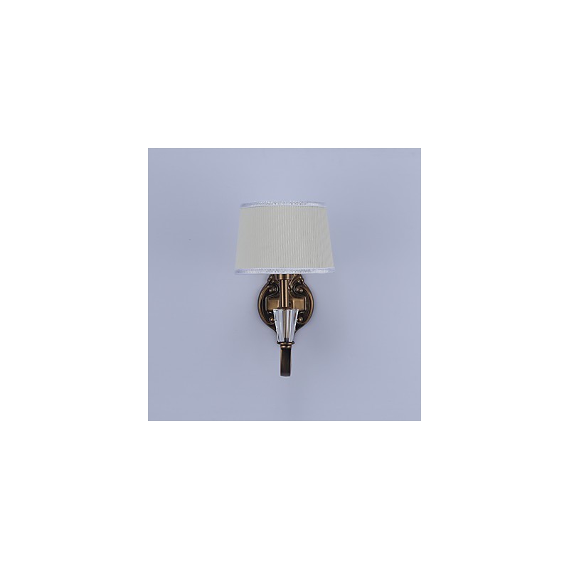 Applique da parete classica elettroplaccata con protezione occhi E14 40 W