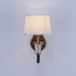 Applique da parete classica elettroplaccata con protezione occhi E14 40 W