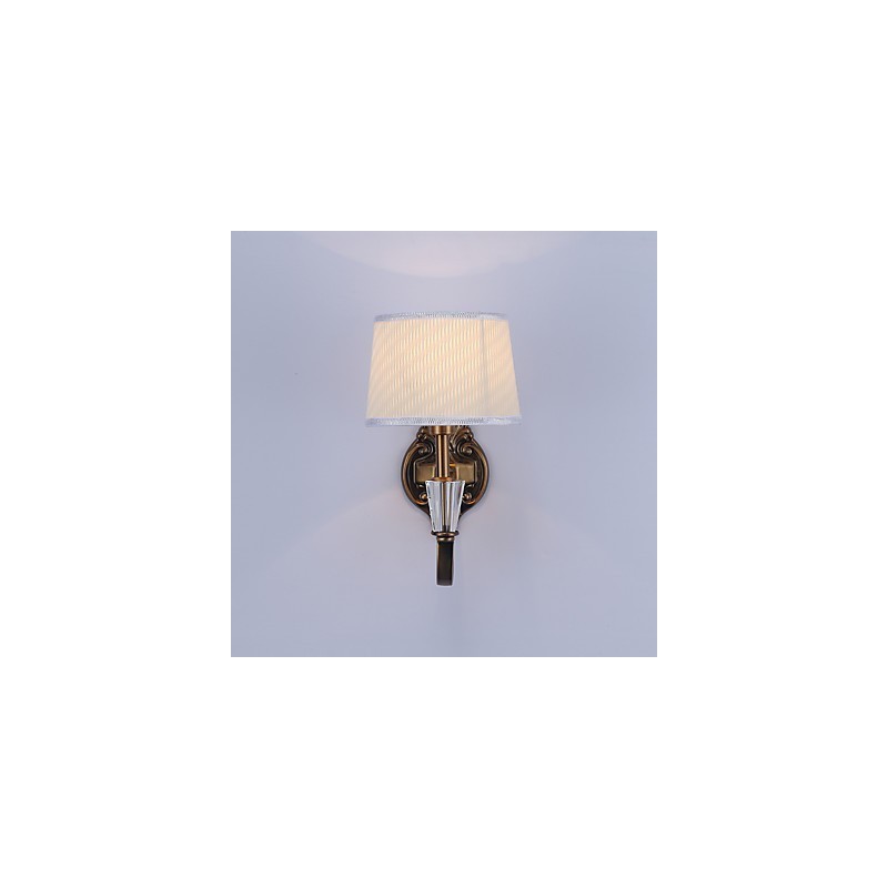 Applique da parete classica elettroplaccata con protezione occhi E14 40 W