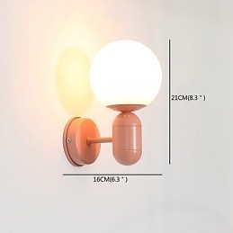 Applique da parete moderna contemporanea mini con protezione occhi luce verso l'alto