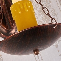 Applique da parete rustica Lodge Mini con luce verso l'alto, finitura dipinta