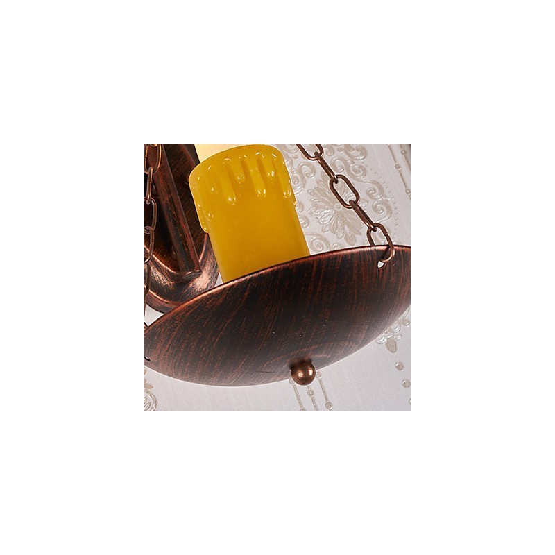 Applique da parete rustica Lodge Mini con luce verso l'alto, finitura dipinta