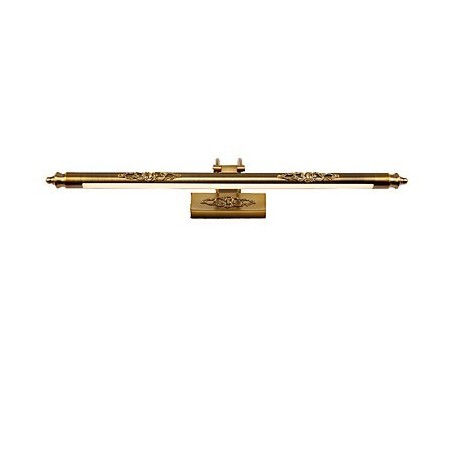 Specchio frontale da bagno moderno contemporaneo country galvanizzato 65x22x10 cm 20 LED 12 W