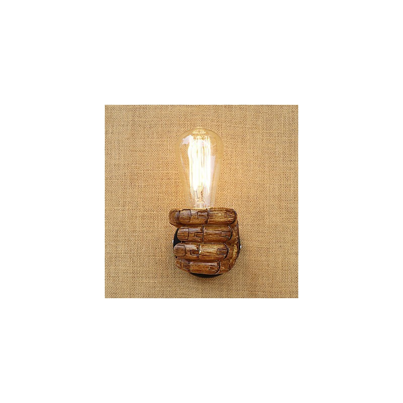 Applique da parete mini country retrò moderno con luce ambientale