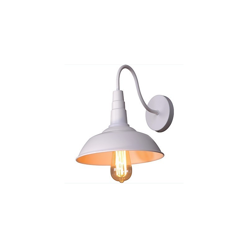 Applique da parete rustica classica tradizionale, luce ambientale, finitura dipinta