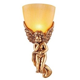 Applique da parete mini dipinta in stile rustico classico moderno luce ambientale