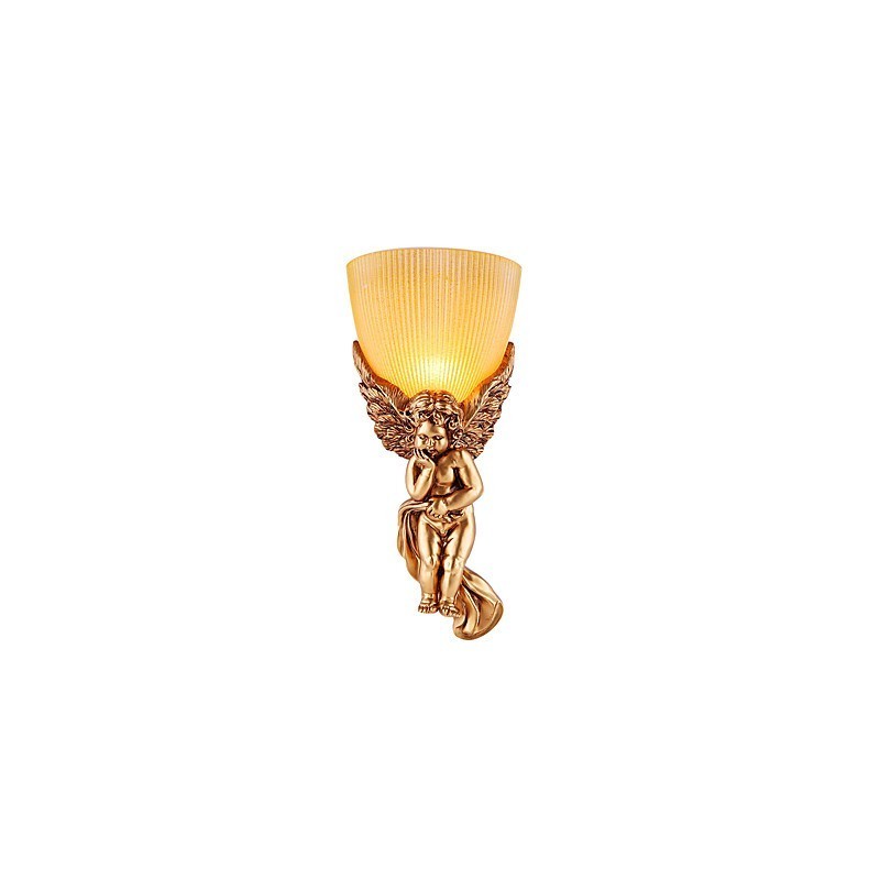 Applique da parete mini dipinta in stile rustico classico moderno luce ambientale