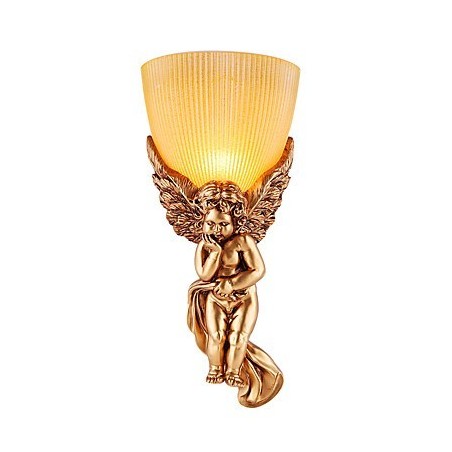 Applique da parete mini dipinta in stile rustico classico moderno luce ambientale