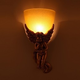Applique da parete mini dipinta in stile rustico classico moderno luce ambientale