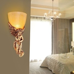 Applique da parete mini dipinta in stile rustico classico moderno luce ambientale