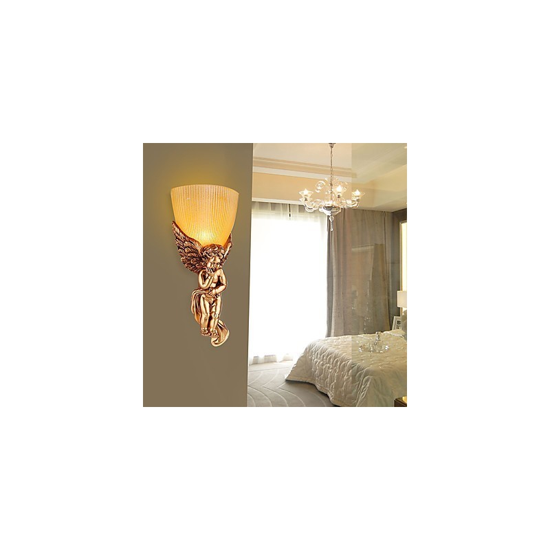 Applique da parete mini dipinta in stile rustico classico moderno luce ambientale