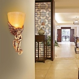 Applique da parete mini dipinta in stile rustico classico moderno luce ambientale