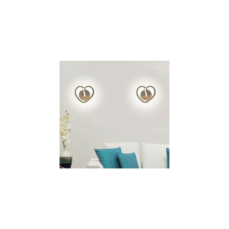Applique da parete moderna minimalista LED 12 W con lampadina inclusa