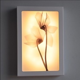 Applique da parete moderna contemporanea dipinta con luce ambientale LED integrato 12 W