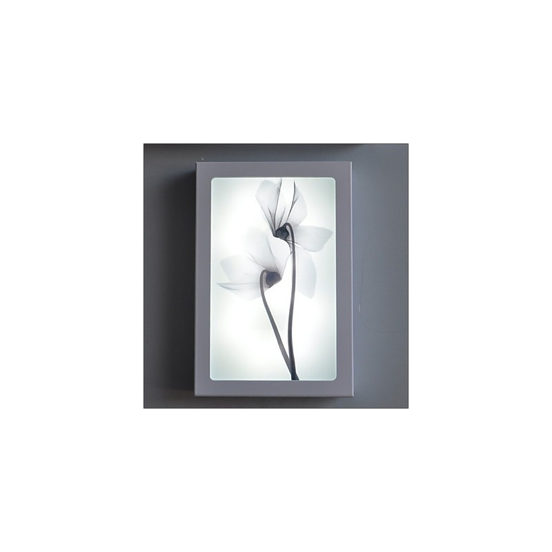 Applique da parete moderna contemporanea dipinta con luce ambientale LED integrato 12 W