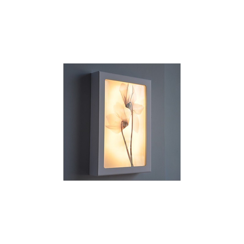 Applique da parete moderna contemporanea dipinta con luce ambientale LED integrato 12 W