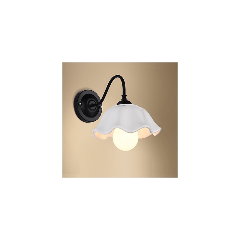 Applique da parete mini in ceramica, stile country moderno rustico