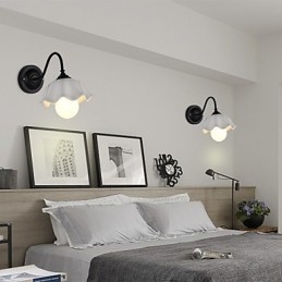 Applique da parete mini in ceramica, stile country moderno rustico