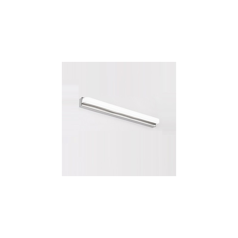Applique da bagno moderna cromata con LED integrato 12 W