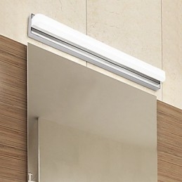 Applique da bagno moderna cromata con LED integrato 12 W