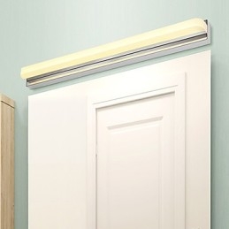 Applique da bagno moderna cromata con LED integrato 12 W