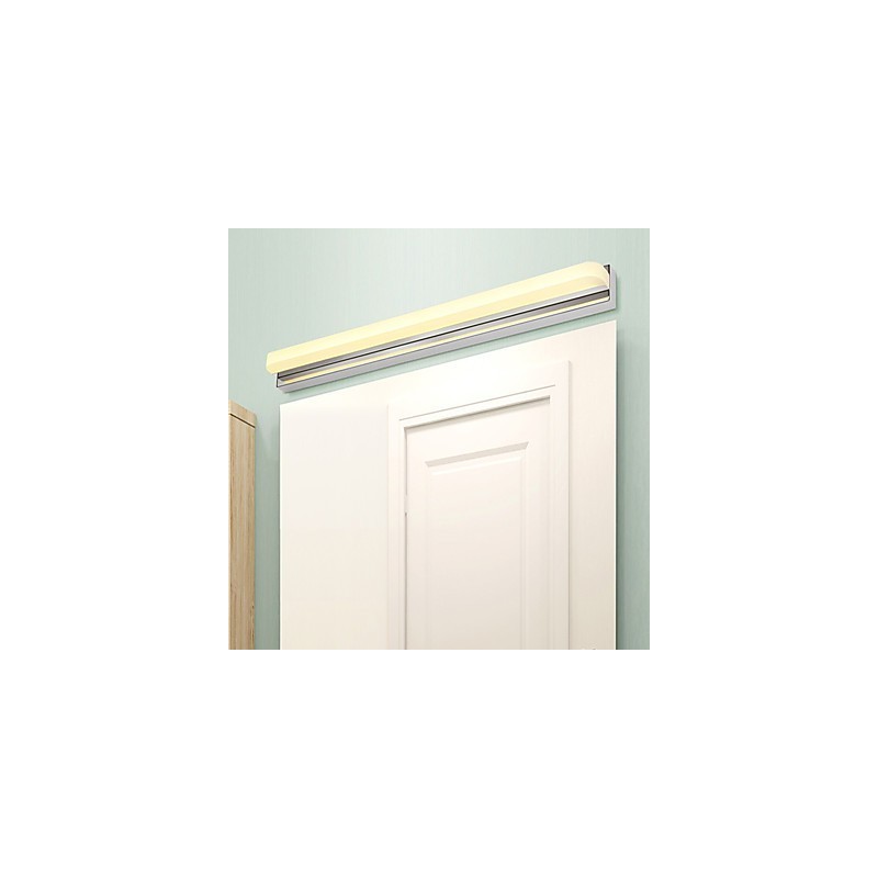 Applique da bagno moderna cromata con LED integrato 12 W