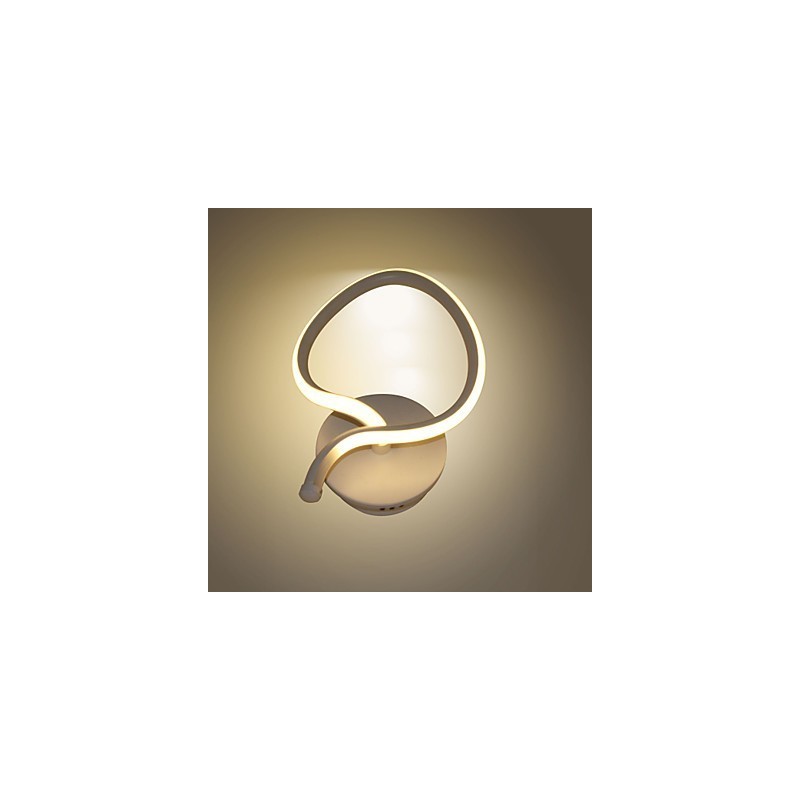 Applique da parete moderna minimalista in alluminio LED integrato 12 W