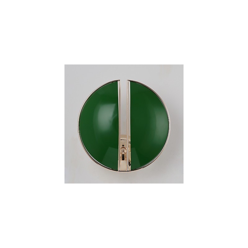 Applique da parete mini vintage contemporanea con luce verso l'alto, metallo, 2 lampadine E12/E14