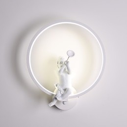 Applique da parete moderna contemporanea LED integrato 18 W luce ambientale