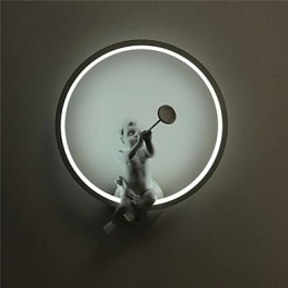 Applique da parete moderna contemporanea LED integrato 18 W luce ambientale