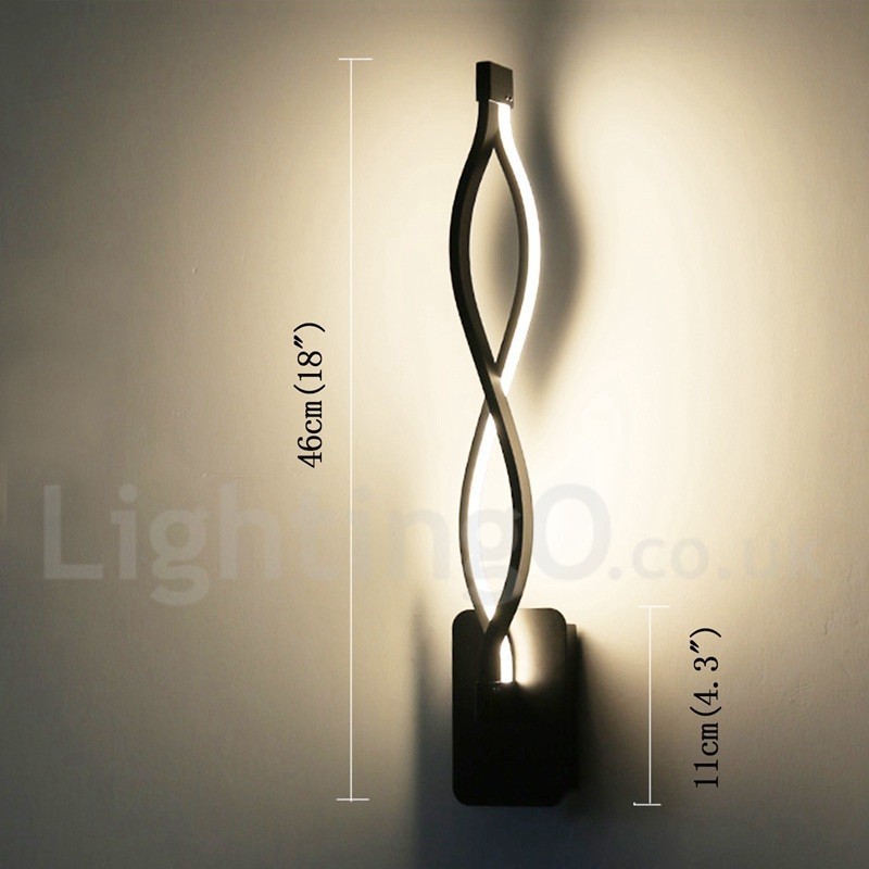 Applique da parete moderna minimalista LED 16 W 46 cm