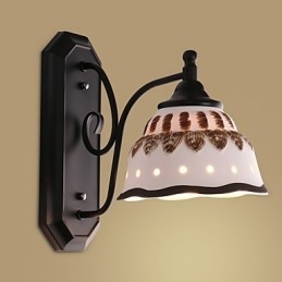 Applique da parete mini in ceramica stile moderno contemporaneo rustico
