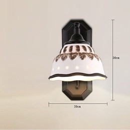Applique da parete mini in ceramica stile moderno contemporaneo rustico
