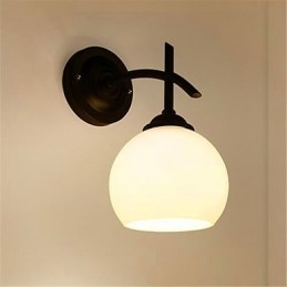 Applique da parete LED moderna country, mini, luce ambientale, vetro dipinto