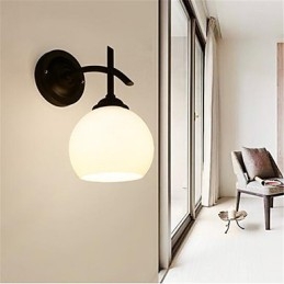Applique da parete LED moderna country, mini, luce ambientale, vetro dipinto