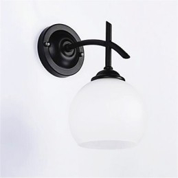Applique da parete LED moderna country, mini, luce ambientale, vetro dipinto
