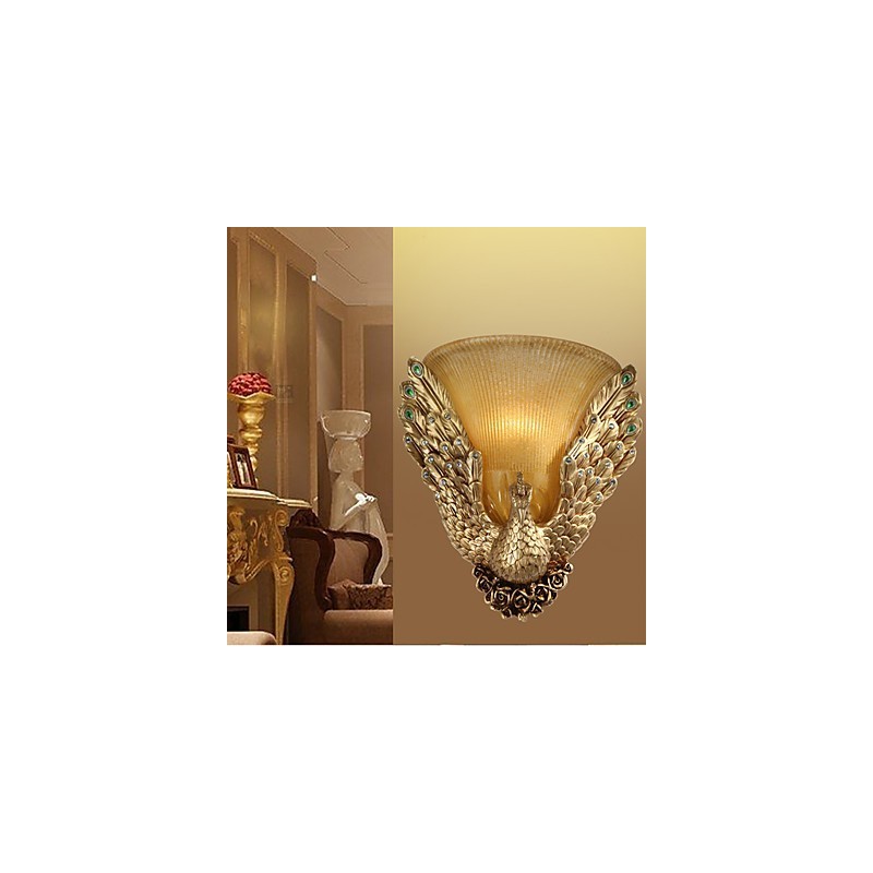 Applique da parete mini in cristallo, stile rustico/lodge, tradizionale/classico, moderno/contemporaneo