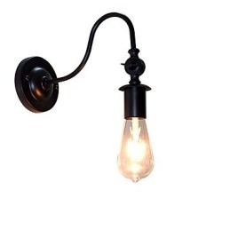 Applique da parete Light Buzz Wall in ferro nero