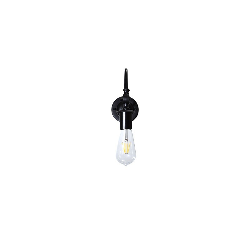 Applique da parete Light Buzz Wall in ferro nero